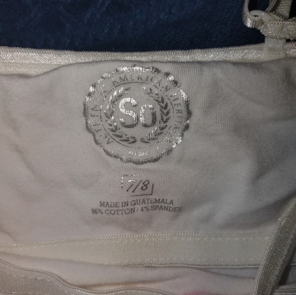 Girls SO Tank Top with Built in Bra Liner, size 7/8 - Picture 2 of 2